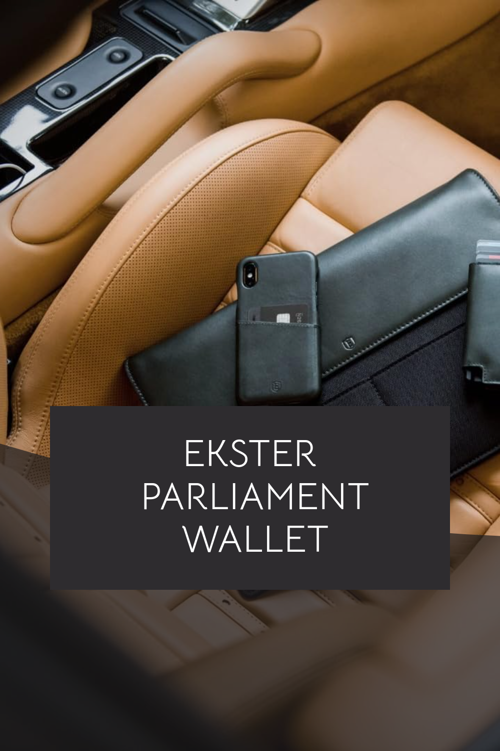 Ekster black wallet